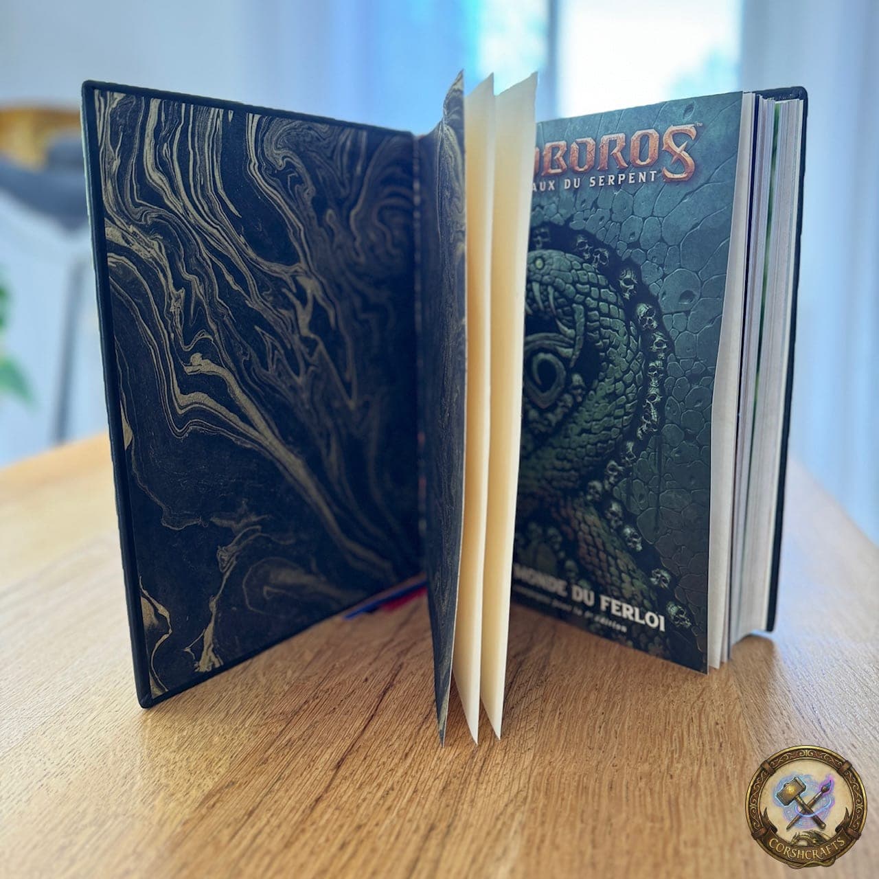 Reliure JdR Auroboros