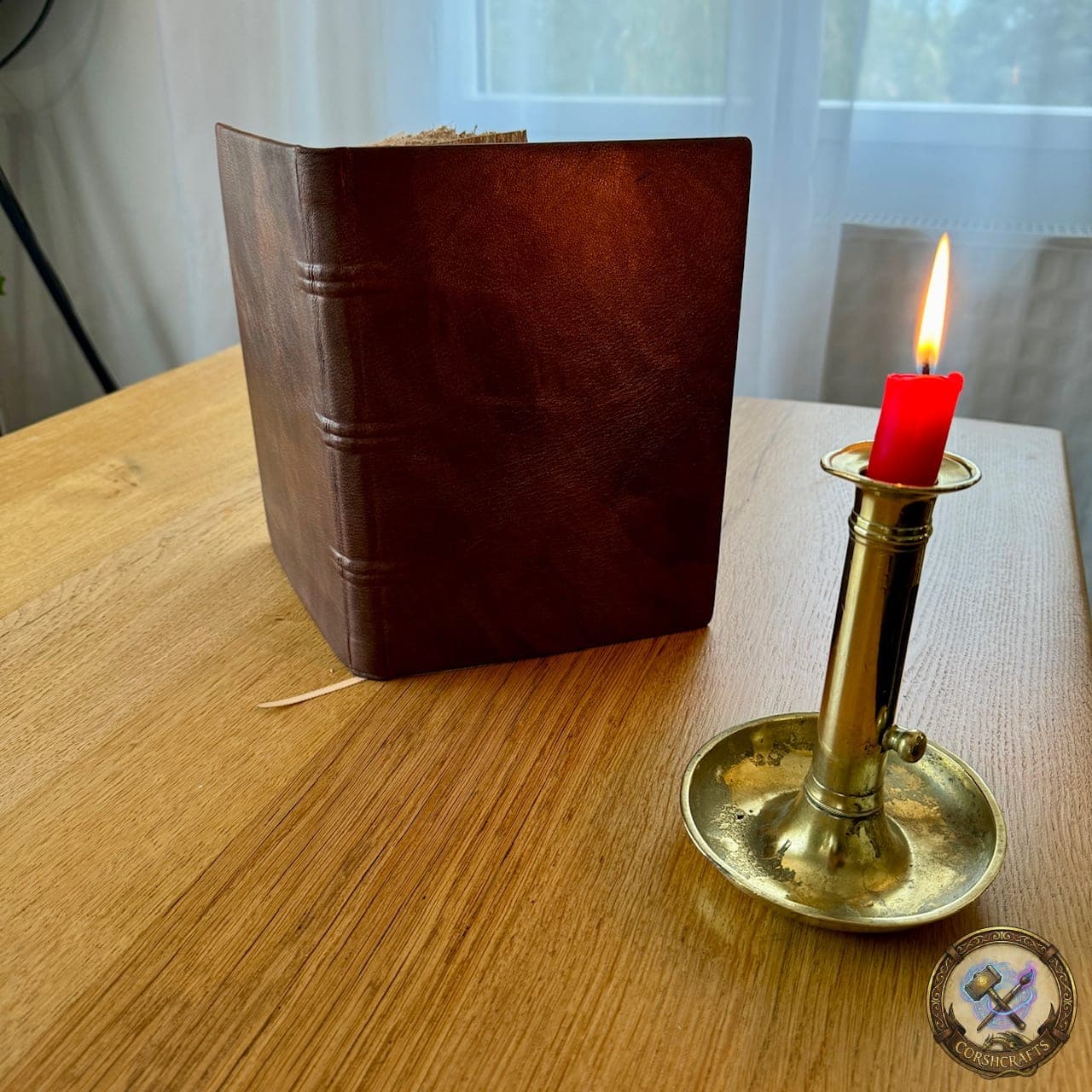 Carnet en reliure médiévale