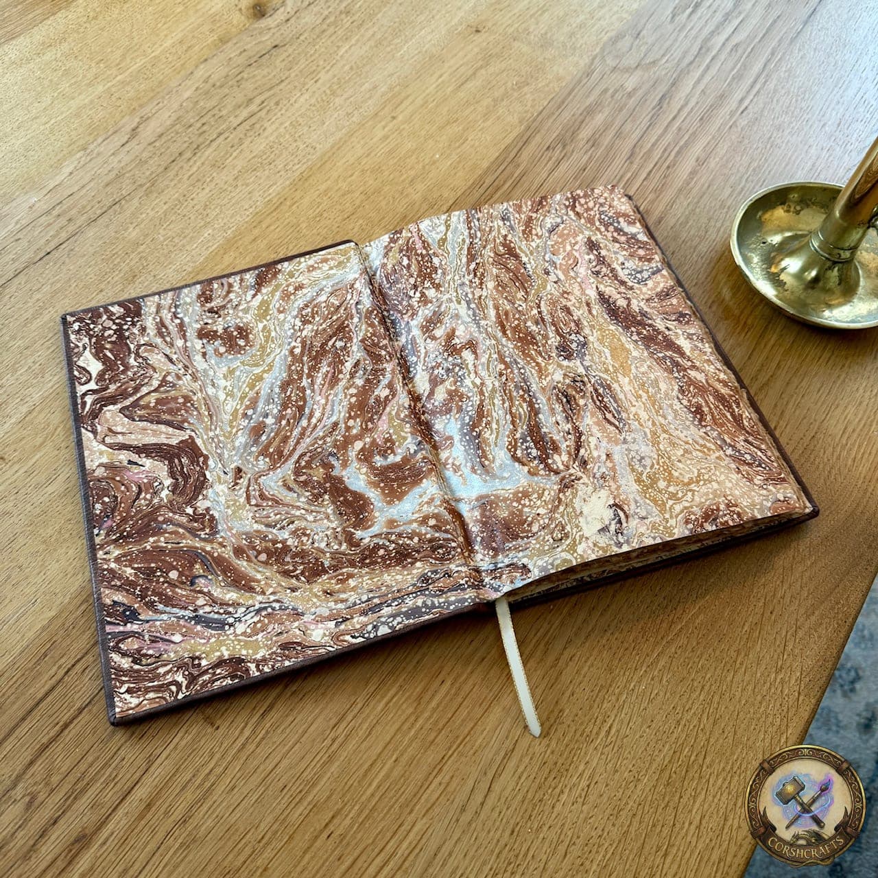 Carnet en reliure médiévale