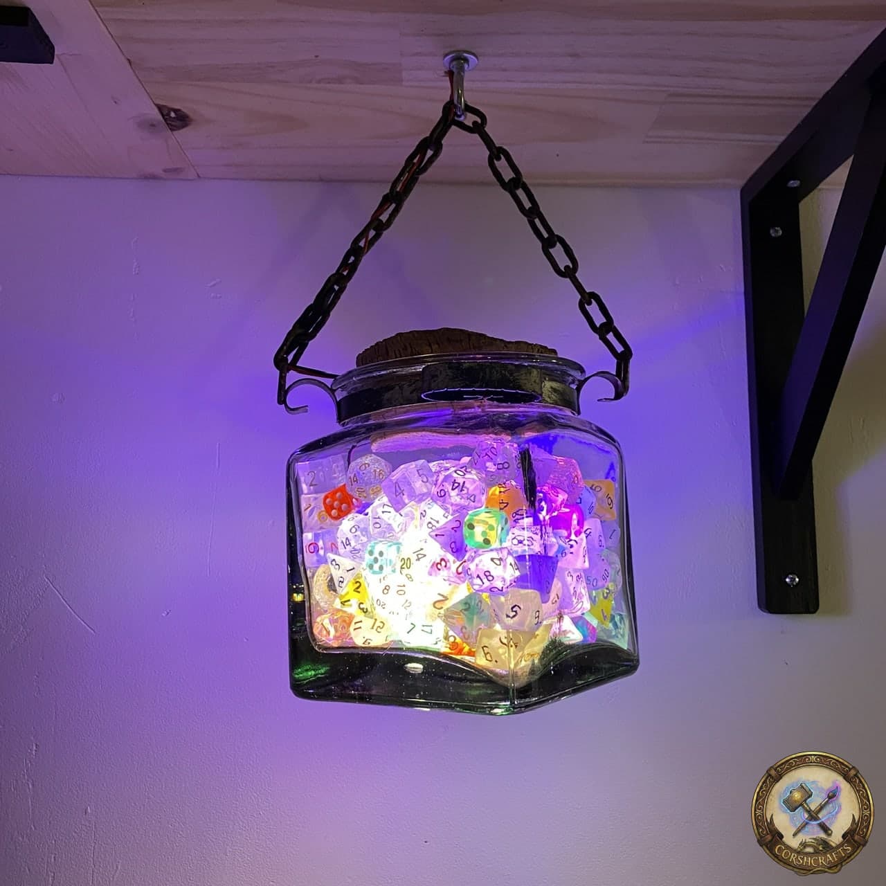 Pot des Arcanes - Lampe à dés