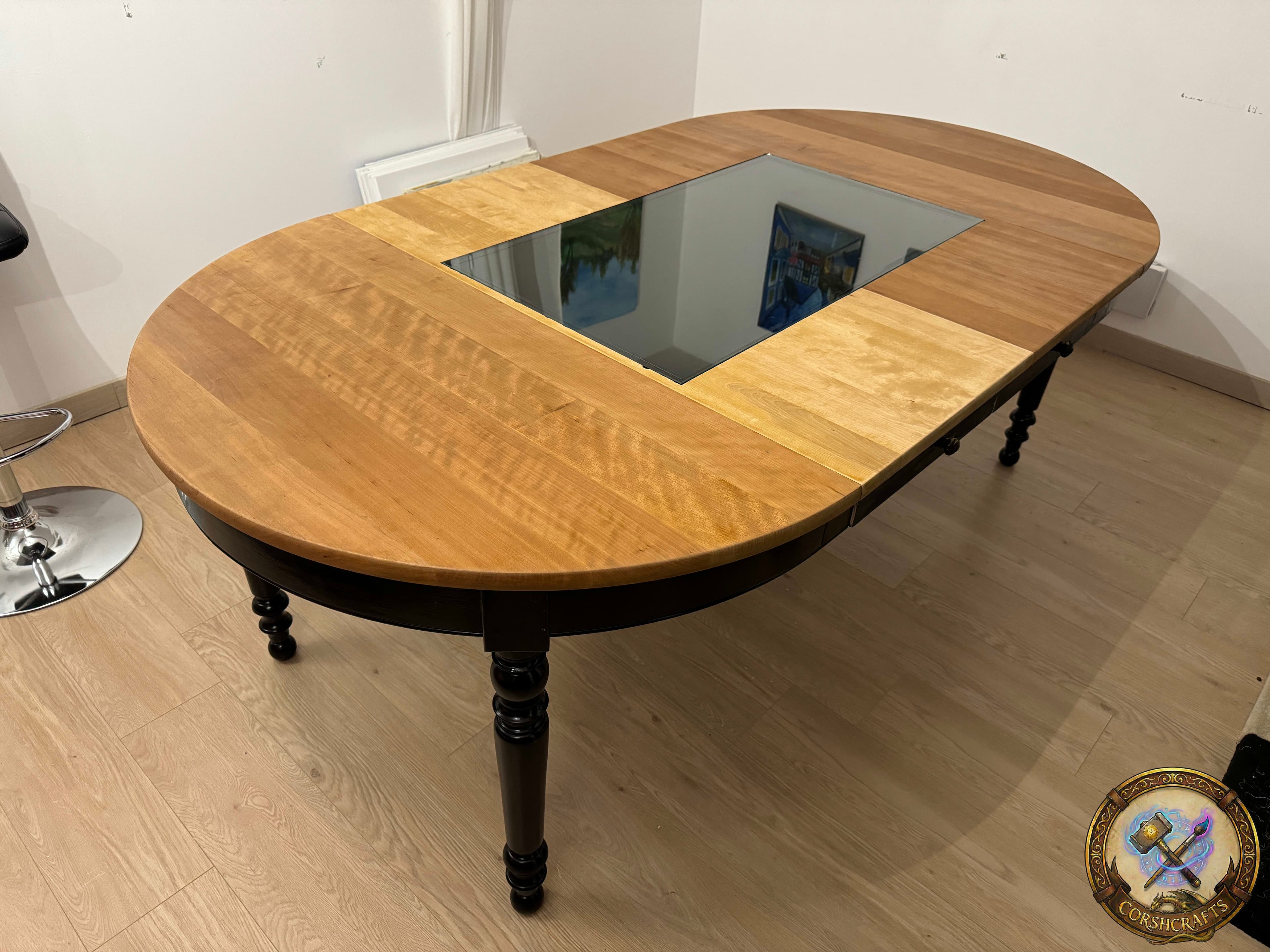 Table de JdR avec écran